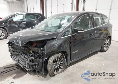 2017 Ford C-Max Hybrid Titanium z USA, uszkodzony, nr VIN 1FADP5DU9HL105482